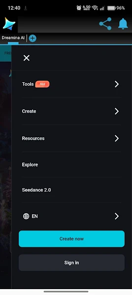 Dreamina AI on Android